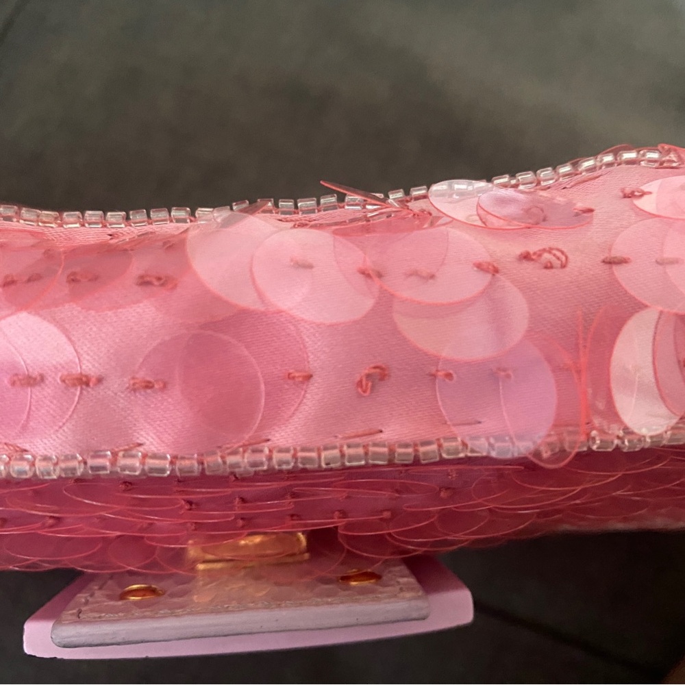 Fendi 1997 Baguette Pink Sequin Rare 2021 - Picture 13 of 16
